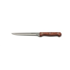 A crawling knife with Atlantis teeth, brown color, 13 cm