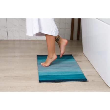 Bathroom mat “Lazurny”, 50 × 80 cm, blue color-8