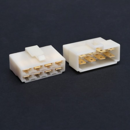 Car connector, dj7081-6.3-11/21, 8 contacts, set 5 pcs-1
