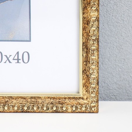Photo frame Plastic "Kame" 30x40 cm, aged gold-2