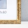 Photo frame Plastic "Kame" 30x40 cm, aged gold