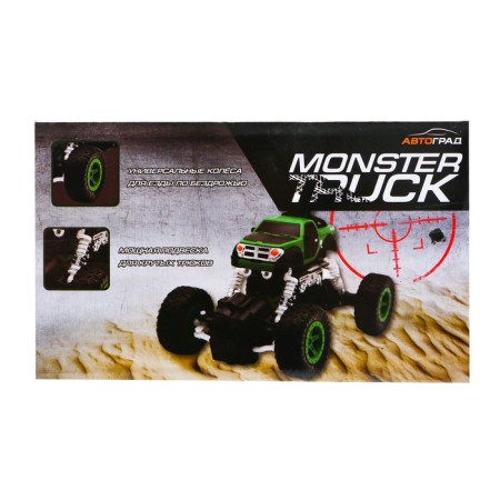 Radio -controlled jeep "Police", works on the battery, the color is black-6