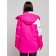 Ski jacket female, size 42, pink color
