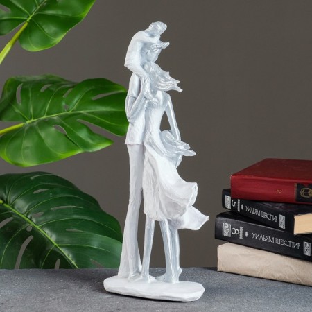 Figure "Family" Belaya, 36x15x10cm-2