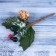 Decor "Winter Dreams" berries and bumps, 14 cm