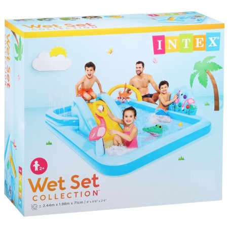 Game Center "Adventures in the jungle", 244 x 198 x 71 cm, from 2 years, 57161np intex-5