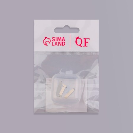 Corrector-fixer for an ingrown nail, size L, in a plastic case, silver color-9