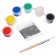 Set, a mug for coloring, 250 ml, blue tractor