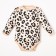 Body with DL. Sleeve Kroshka I am Leopard, height 74-80 cm