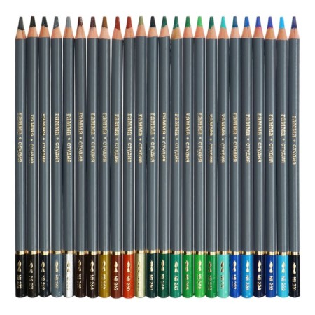 Pencils Watercolor Gamma "Studio" 48 colors, barrier 3.8 mm, cardboard box, 110822_48-4