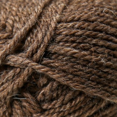 Yarn "sock" 50% wool, 50% acrylic 200m/100g (517 brown melange)-2