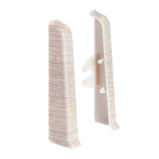 End (pair) for the skirting board of 85mm 