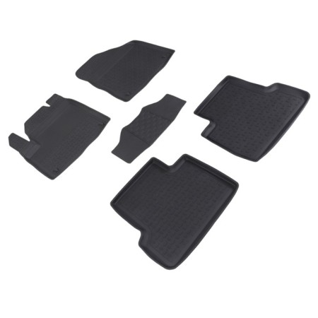 Rubber mats with high side for Jeep Cherokee V, 2013-