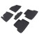 Rubber mats with high side for Jeep Cherokee V, 2013-