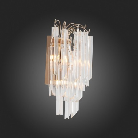 Sconces st. SL386.201.03. OSOLETO. 3x5 watts, G9, 26.5x44 cm, golden color-4