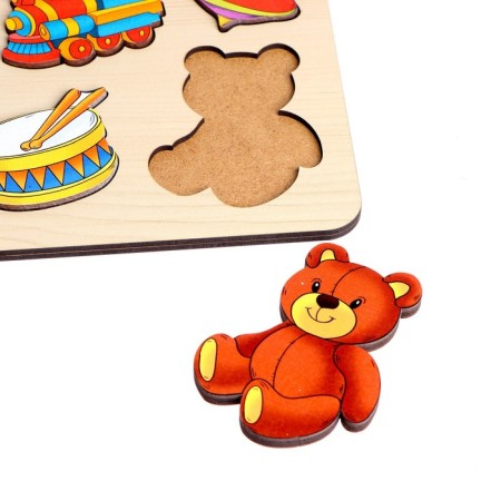 Developing board large "Toys" 15 details-2