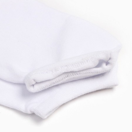 A set of men's socks (3 pairs) shortened, white color, size 40-44-3
