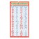 Card-Schpargalka "Russian alphabet: handwritten and printed" 20x11 cm