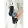 Female gloves, size 9, with insulation, black color