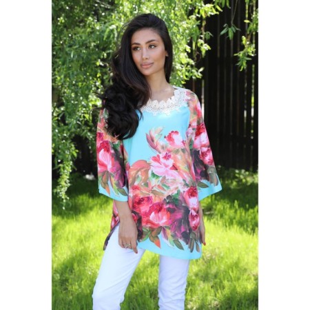 Female blouse, size 44, pink color