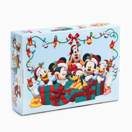 Folding box, 21 x 15 x 5 cm "Happy New Year!", Mickey Mouse-2