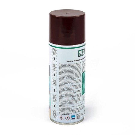 Emanca alkyd universal Rexton, brown, aerosol, 520 ml-2