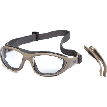 Open glasses DOG Expert 2103 transparent, scratching and fogging-1