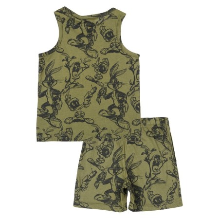 Pajama for the boy PlayTode: T -shirt and shorts, height 110 cm-4