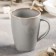 Dark Grey mug, 250 ml, porcelain, dark gray color