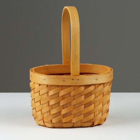 Wicker basket, 18 x 15 x 12/25 cm, sequoia-2