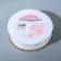 Decorative tape, nylon/satin, 20 mm, 18 ± 1 m, white color