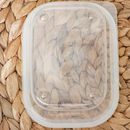 Container of food shares, 500 ml, 13 × 10 × 5.5 cm, rectangular, transparent-3