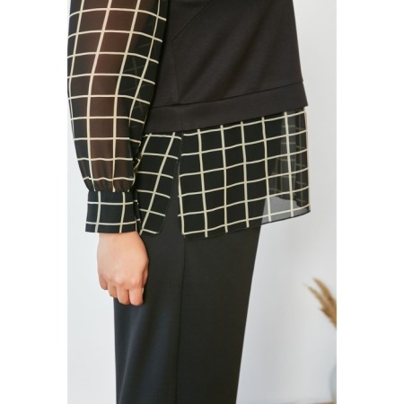 Female jumper, size 56, black color-5