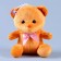 Soft toy "Bear" with a bow, 20 cm, brown color