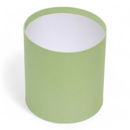 Set of round boxes 2B1, "green", without a cover, 10 x 10 x 10.5 cm-3