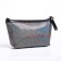 Cosmetic bag with lightning, black color