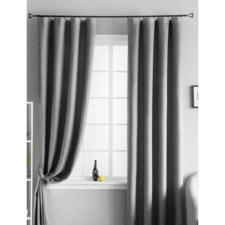 Set of curtains "Merlin", size 2x145x270 cm, dark gray color