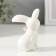 Souvenir Ceramics "ROOL with pink flower" 6.8x4.8x7.9 cm