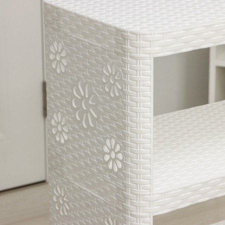 Floor of the 4th sectional "braid", white color-2