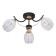 Ceiling lamp 3x60W E27, size 58x58x28 cm