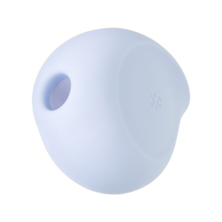 Vacuum-wave contactless stimulator of the Satiffyer Sugar Rush clitoris, silicone, blue color-13