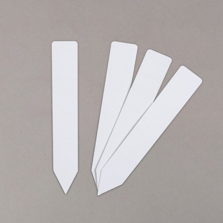 Garden tags for marking, 15 cm, set 10 pcs., Plastic, white, Greengo-8