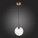Suspension EVOLUCE. Sle103103-01. Satturo. 1x60 watts, e27, 20x20 cm, golden color