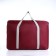 The bag is road, folding, lightning department, suitcase holder, outer pocket, burgundy color