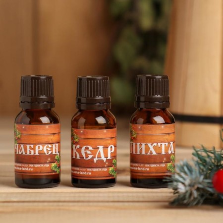 Set: 3 aroma -Maslav fir, cedar and thyme "hot bathhouse!"-1