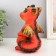 Figure "Dragon" 18x10x10 cm, orange