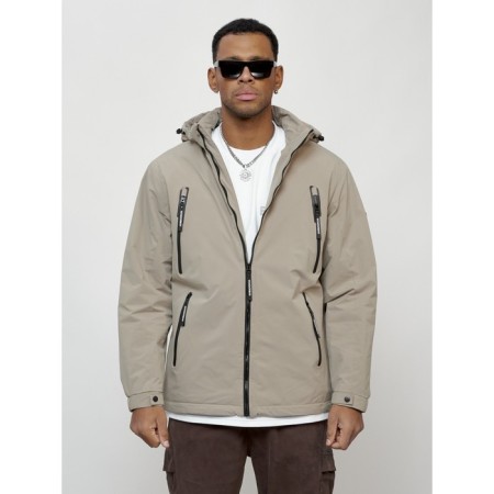 Male spring jacket, size 52, beige color