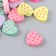 Beads for creativity wood "hearts in peas" set of 20 g 1.8x1.8 cm