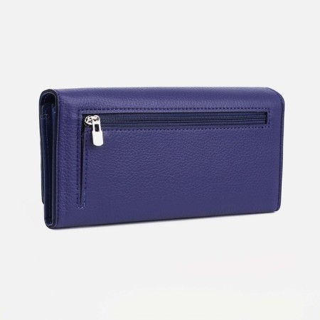 Women's wallet on magnets, purple color-1