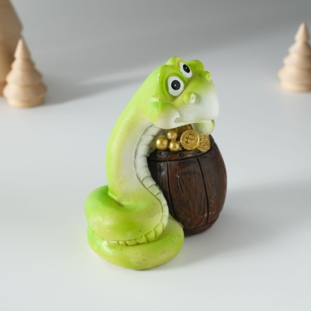 Piglite Polystone "Snake with wealth" MIX 8.5x6x10.5 cm-2